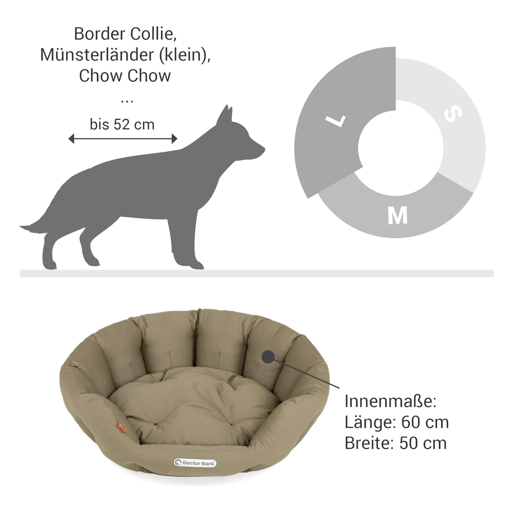 Doctor Bark Orthopädisches Hundenest - Woofshack