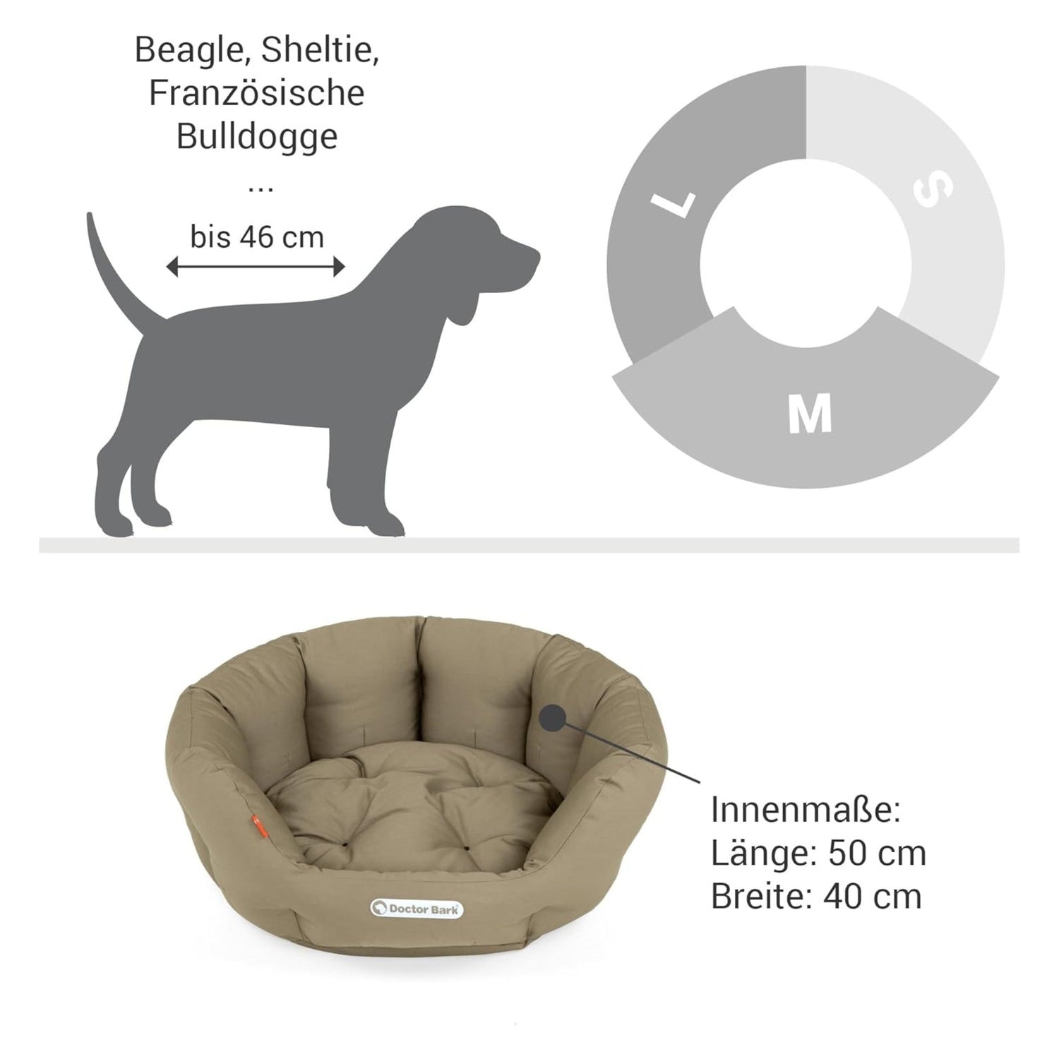 Doctor Bark Orthopädisches Hundenest - Woofshack