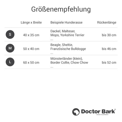 Doctor Bark Orthopädisches Hundenest - Woofshack