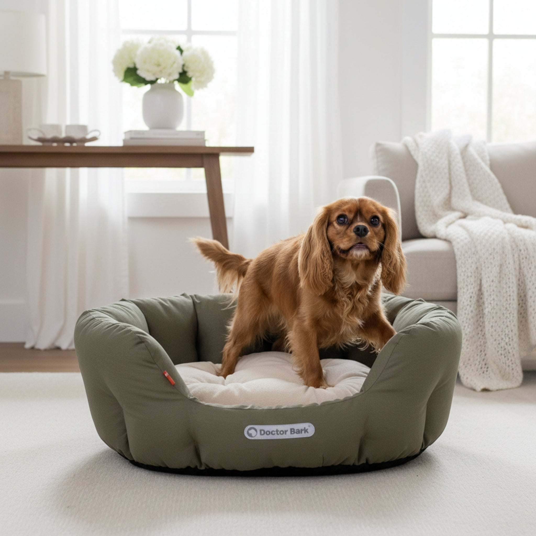 Doctor Bark Orthopädisches Hundenest – Premium Hundebett mit Gelenkschutz, waschbar &amp; langlebig für gesunden Schlaf - Woofshack