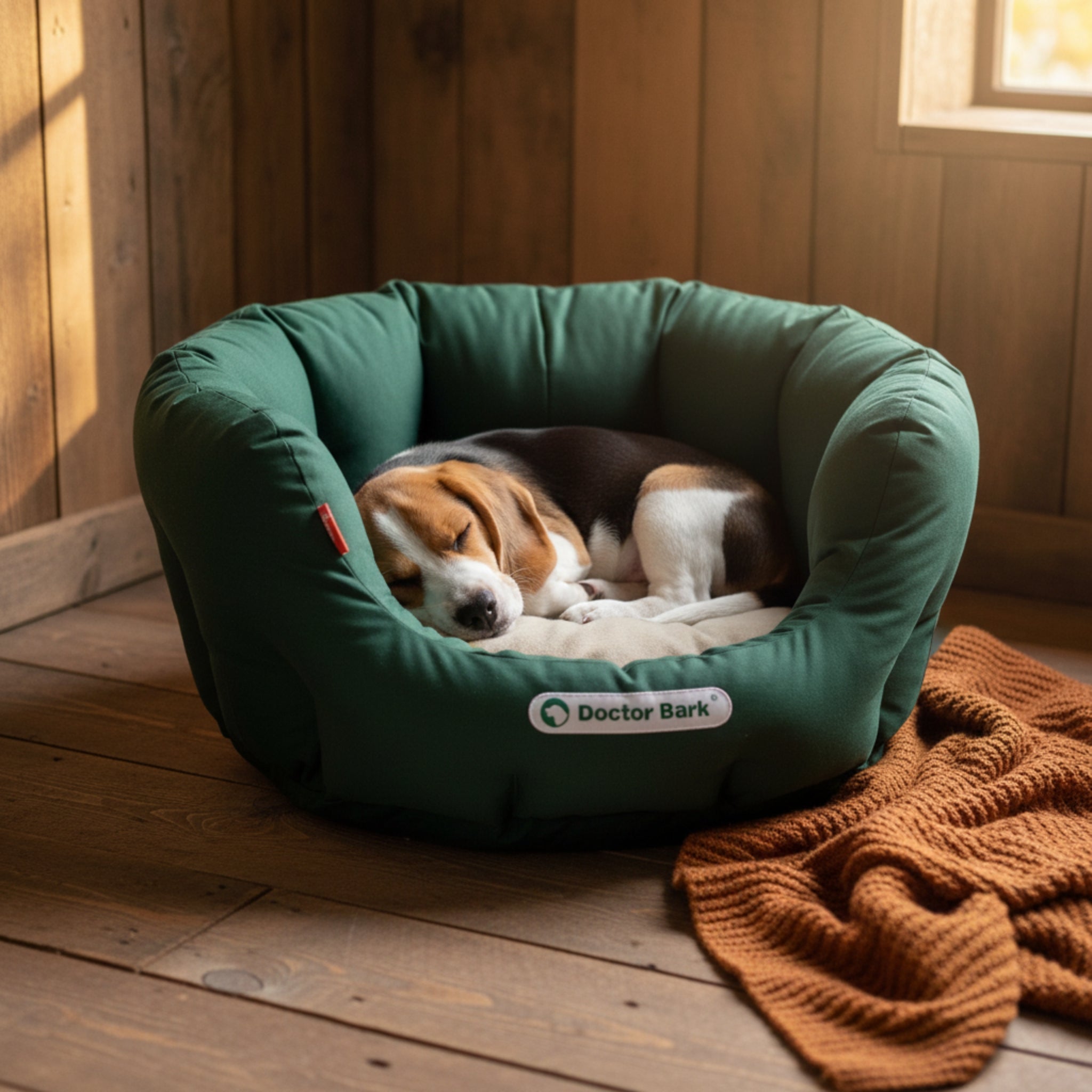 Doctor Bark Orthopädisches Hundenest – Premium Hundebett mit Gelenkschutz, waschbar &amp; langlebig für gesunden Schlaf - Woofshack