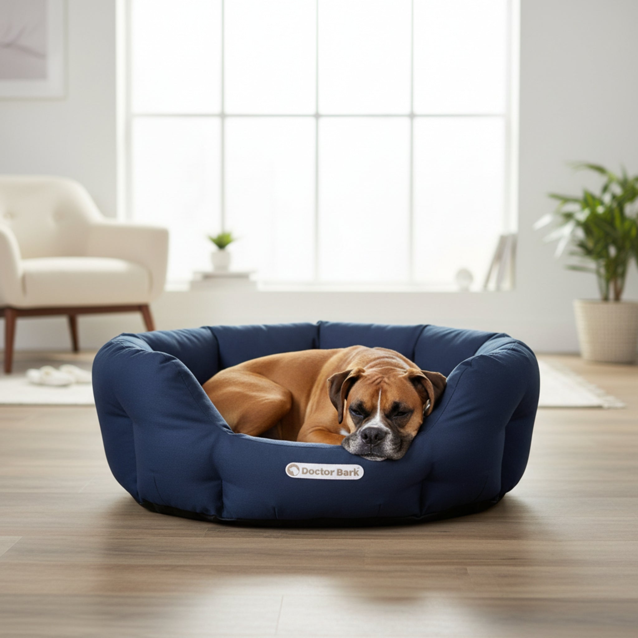 Doctor Bark Orthopädisches Hundenest – Premium Hundebett mit Gelenkschutz, waschbar &amp; langlebig für gesunden Schlaf - Woofshack