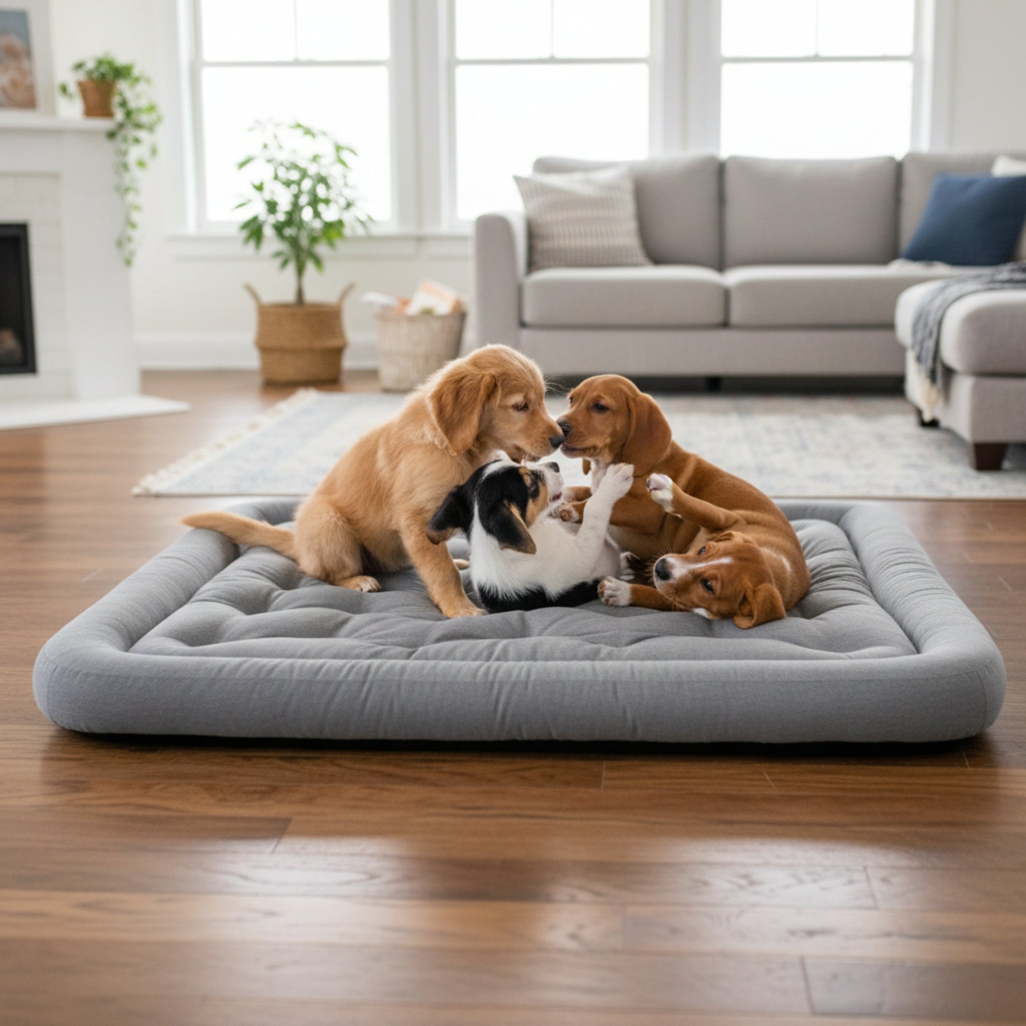 Doctor Bark Orthopädisches Lounge - Kissen – Gelenkschonend, Waschbar &amp; Hygienisch für Hunde aller Größen - Woofshack