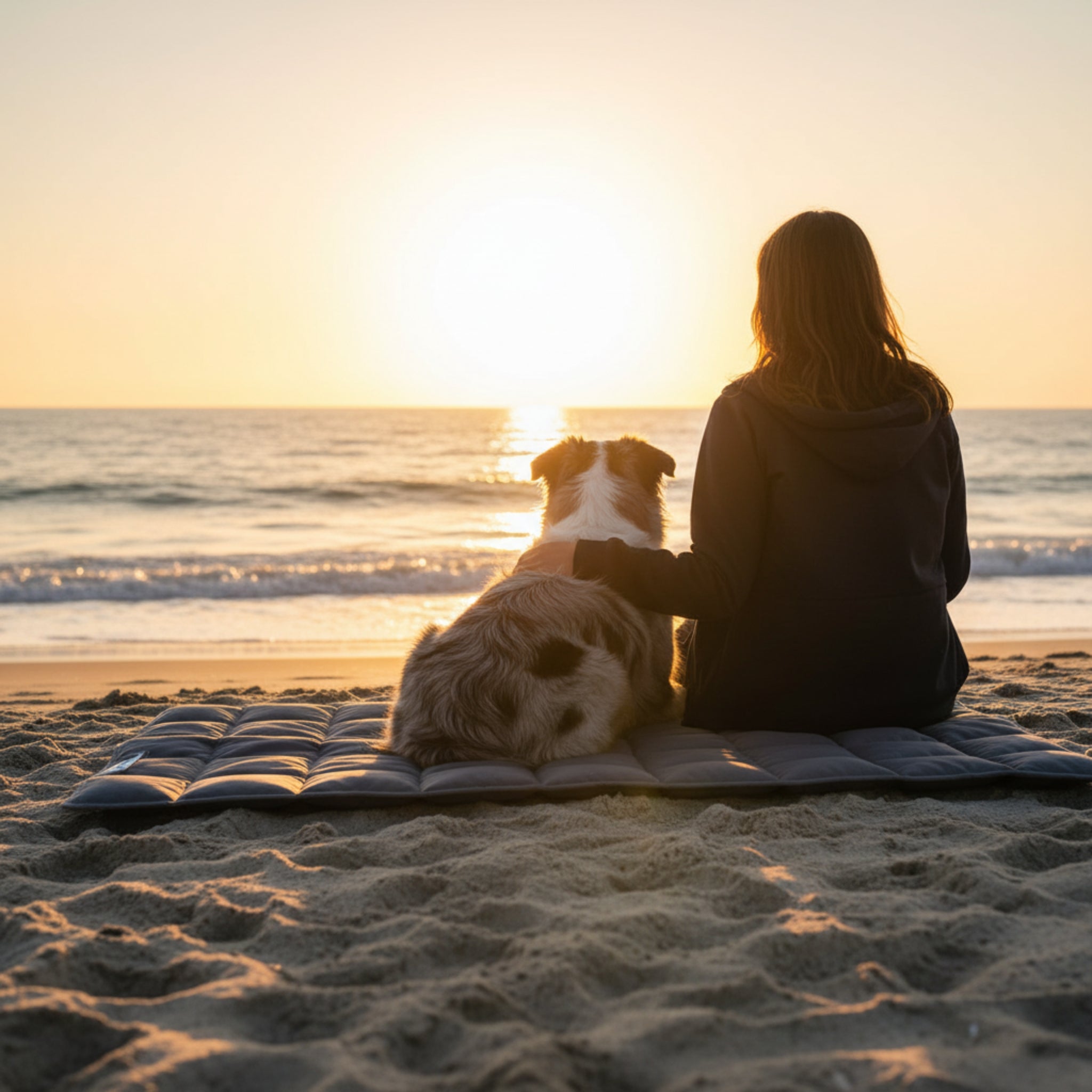 Doctor Bark Portable Hundedecke – Strapazierfähige, waschbare Reisedecke für Auto, Outdoor &amp; unterwegs