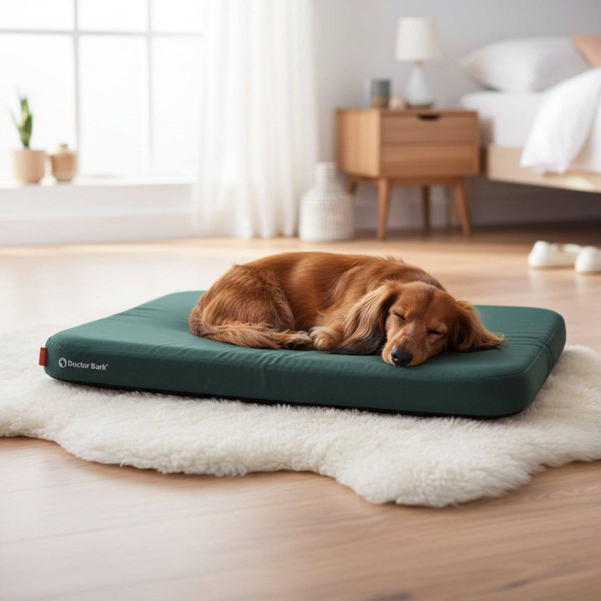Doctor Bark Premium Wechselbezug für Lounge - Kissen – wasserdicht, hygienisch &amp; maschinenwaschbar für Hunde - Woofshack