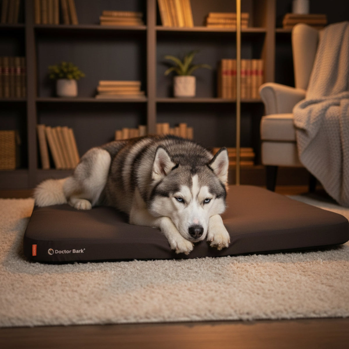 Doctor Bark Premium Wechselbezug für Lounge - Kissen – wasserdicht, hygienisch &amp; maschinenwaschbar für Hunde - Woofshack