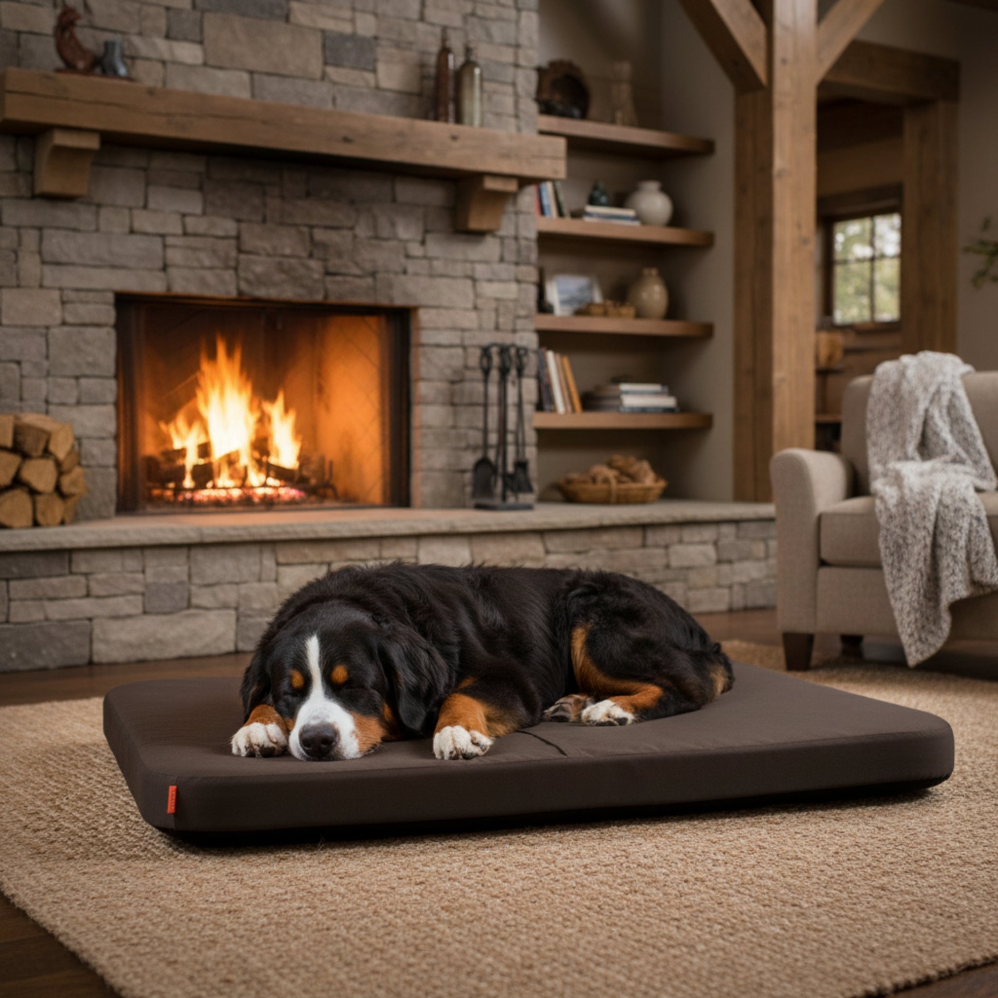 Doctor Bark Premium Wechselbezug für Lounge - Kissen – wasserdicht, hygienisch &amp; maschinenwaschbar für Hunde - Woofshack