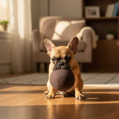 Doctor Bark Toy Ball – Robuster Hundespielball für wilde Jagdspiele, Apportieren &amp; Kuschelstunden, hygienisch waschbar - Woofshack