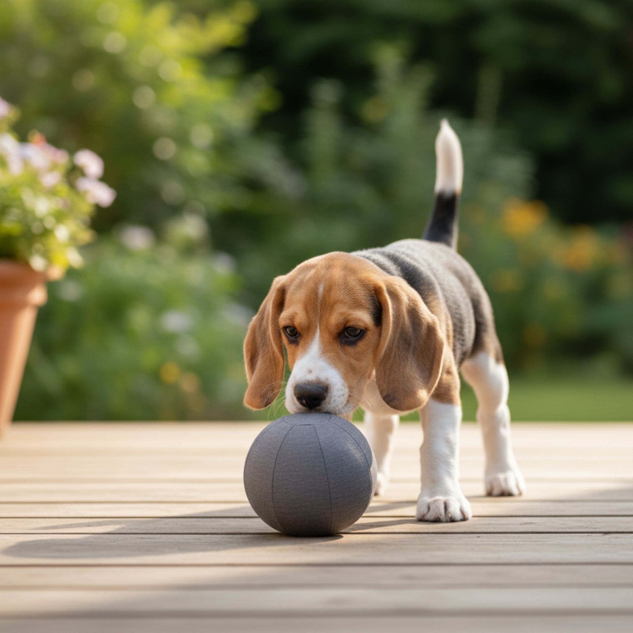 Doctor Bark Toy Ball – Robuster Hundespielball für wilde Jagdspiele, Apportieren &amp; Kuschelstunden, hygienisch waschbar - Woofshack