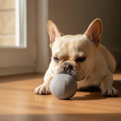 Doctor Bark Toy Ball – Robuster Hundespielball für wilde Jagdspiele, Apportieren &amp; Kuschelstunden, hygienisch waschbar - Woofshack