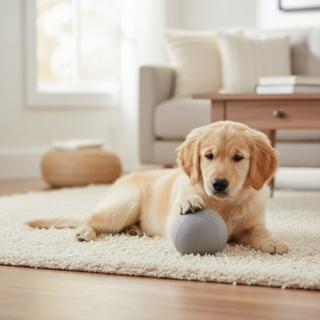 Doctor Bark Toy Ball – Robuster Hundespielball für wilde Jagdspiele, Apportieren &amp; Kuschelstunden, hygienisch waschbar - Woofshack