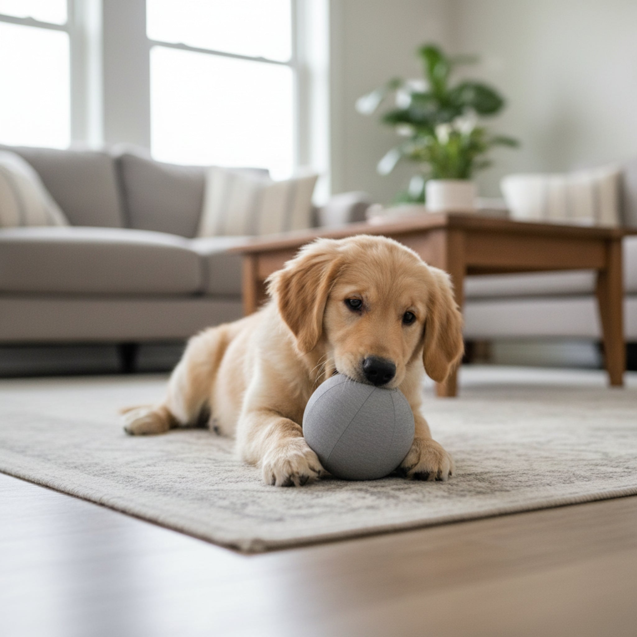 Doctor Bark Toy Ball – Robuster Hundespielball für wilde Jagdspiele, Apportieren &amp; Kuschelstunden, hygienisch waschbar - Woofshack