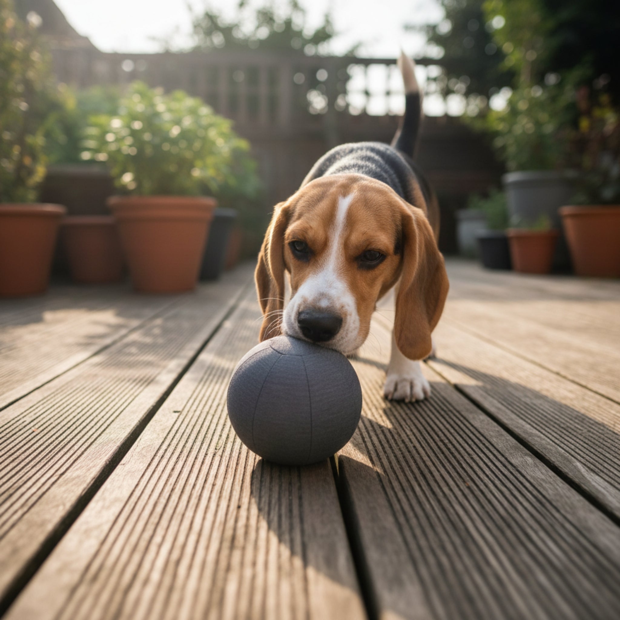 Doctor Bark Toy Ball – Robuster Hundespielball für wilde Jagdspiele, Apportieren &amp; Kuschelstunden, hygienisch waschbar - Woofshack