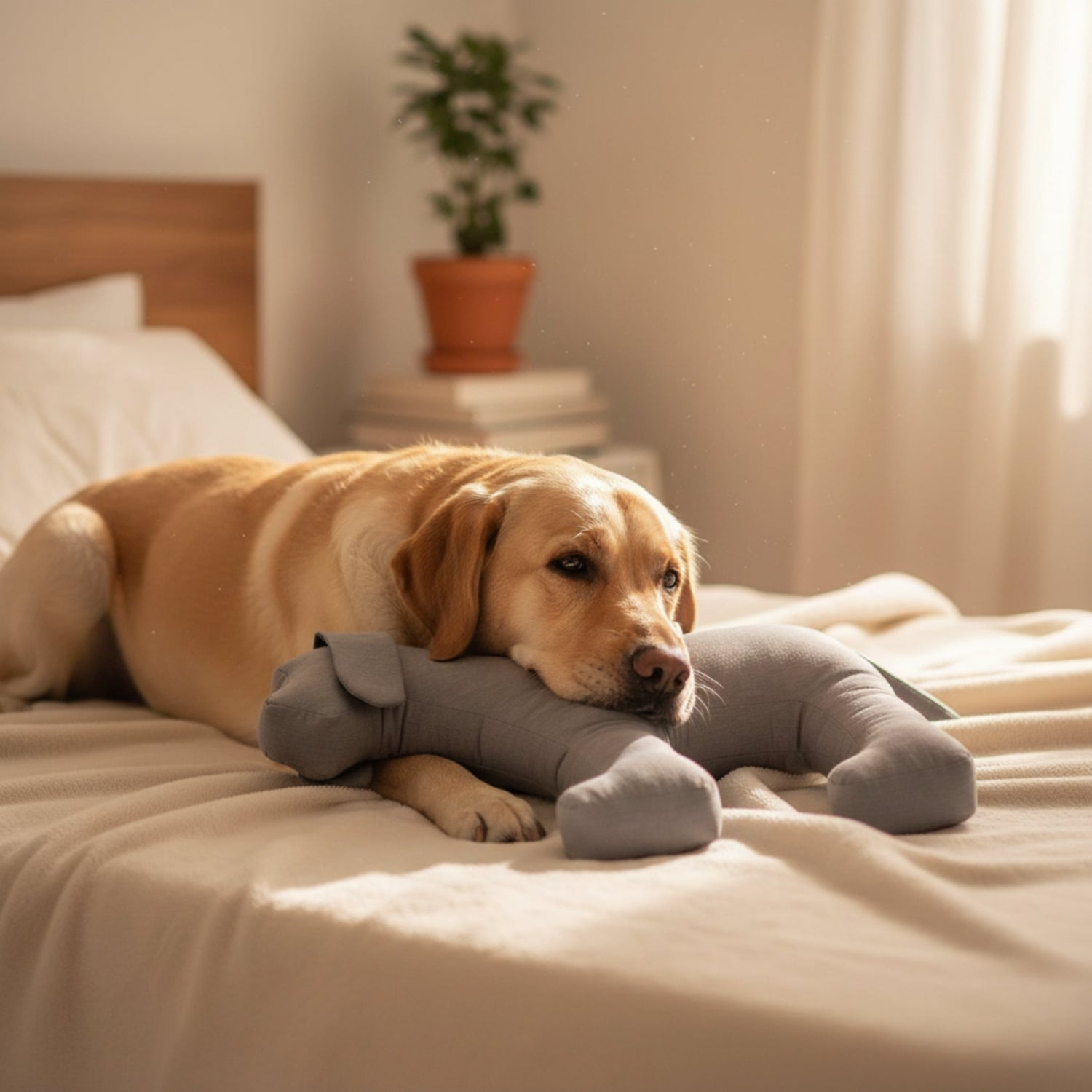 Doctor Bark Toy Dog – Robustes Hundespielzeug für aktive Hunde, hygienisch waschbar bei 95°C &amp; tierärztlich geprüft - Woofshack