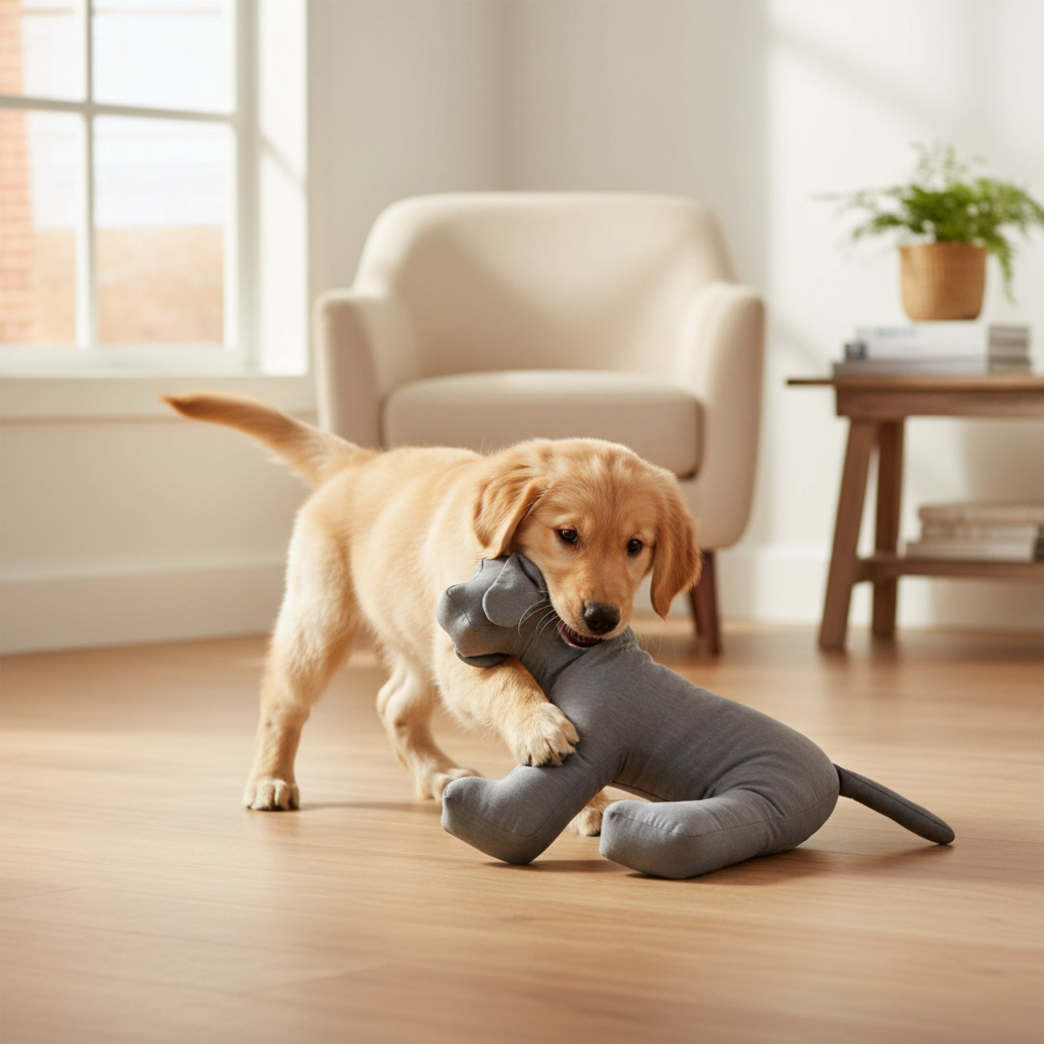 Doctor Bark Toy Dog – Robustes Hundespielzeug für aktive Hunde, hygienisch waschbar bei 95°C & tierärztlich geprüft - Woofshack