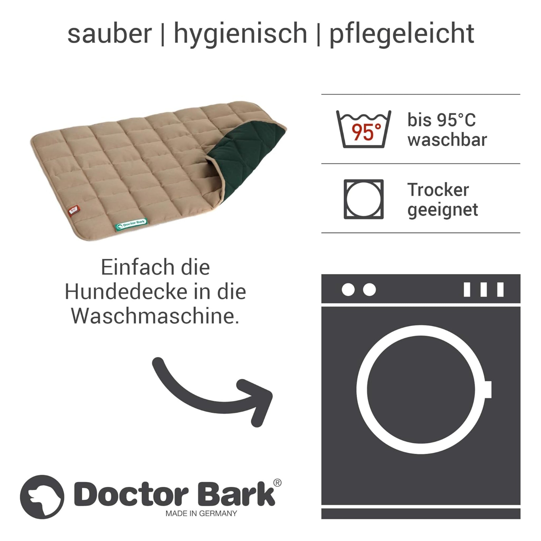 Doctor Bark Wende - Steppdecke - Woofshack