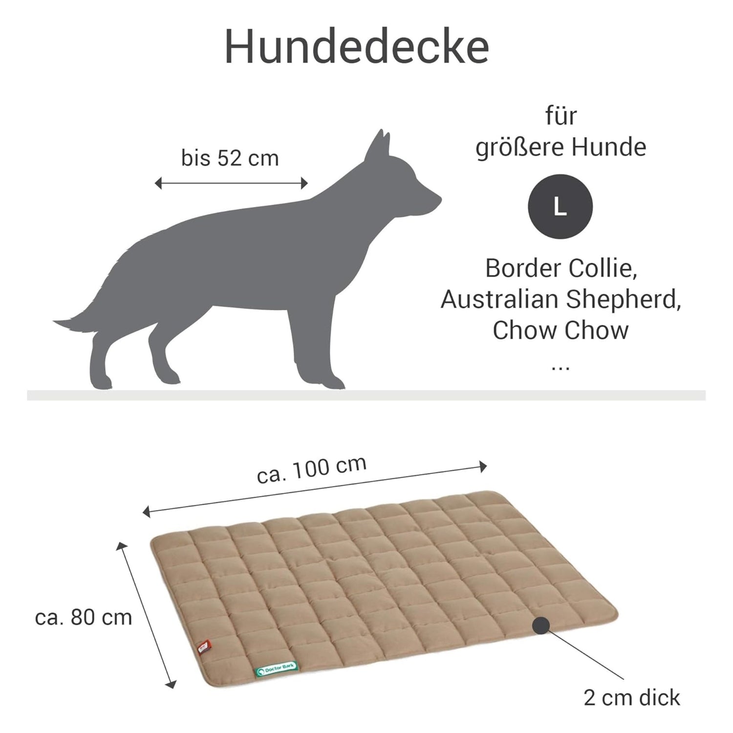 Doctor Bark Wende - Steppdecke - Woofshack