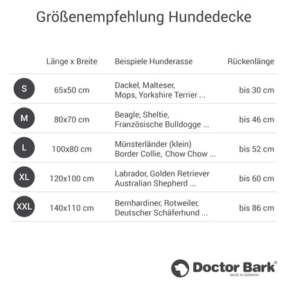 Doctor Bark Wende - Steppdecke - Woofshack