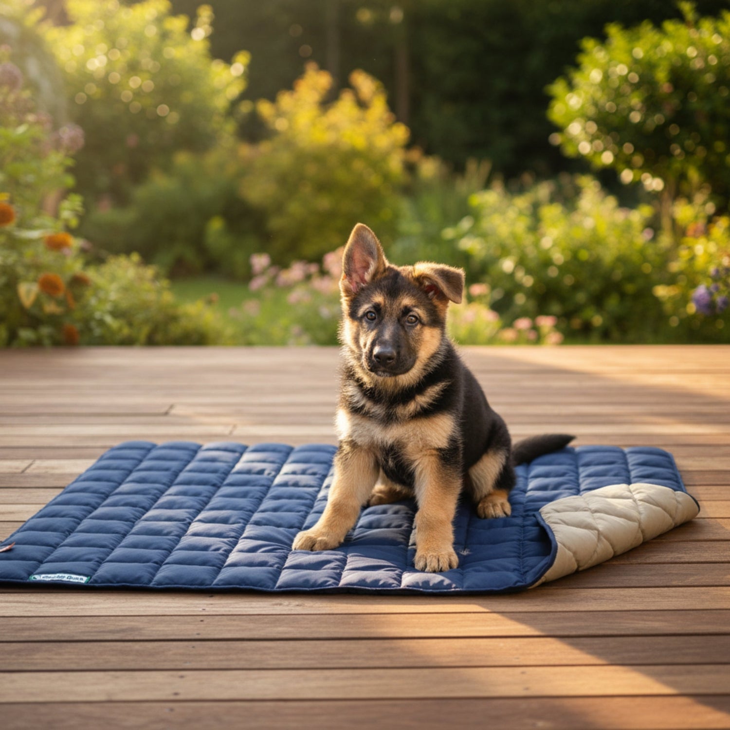 Doctor Bark Wende - Steppdecke – Orthopädische Premium - Hundedecke für Allergiker, ÖKOTEX 100 zertifiziert &amp; tierärztlich entwickelt - Woofshack