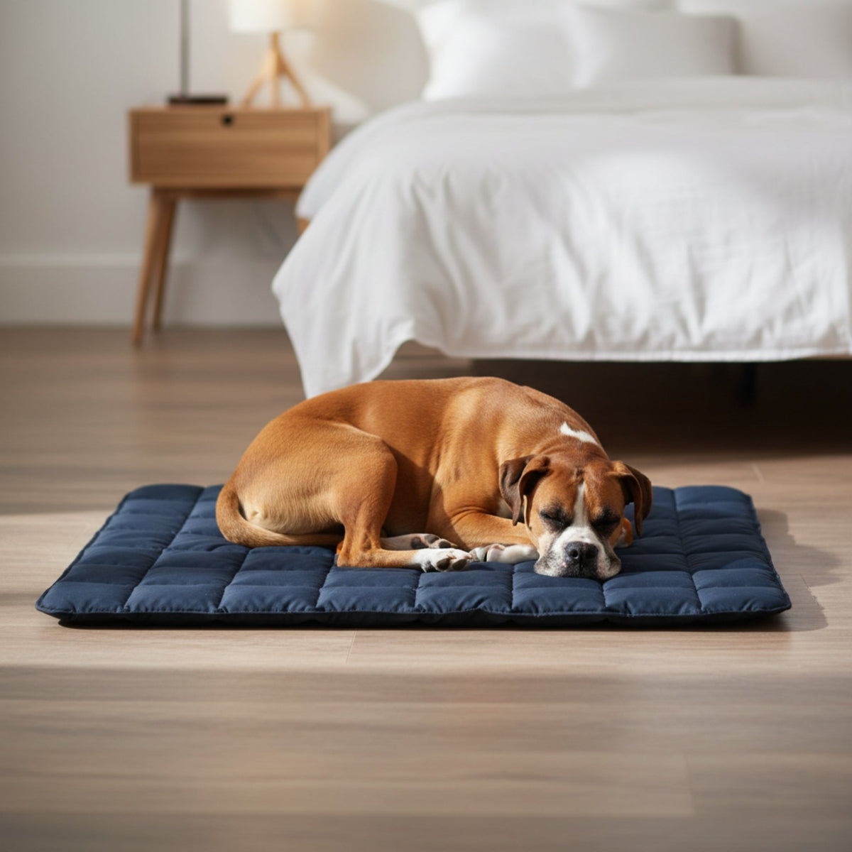Doctor Bark Wende - Steppdecke – Orthopädische Premium - Hundedecke für Allergiker, ÖKOTEX 100 zertifiziert &amp; tierärztlich entwickelt - Woofshack