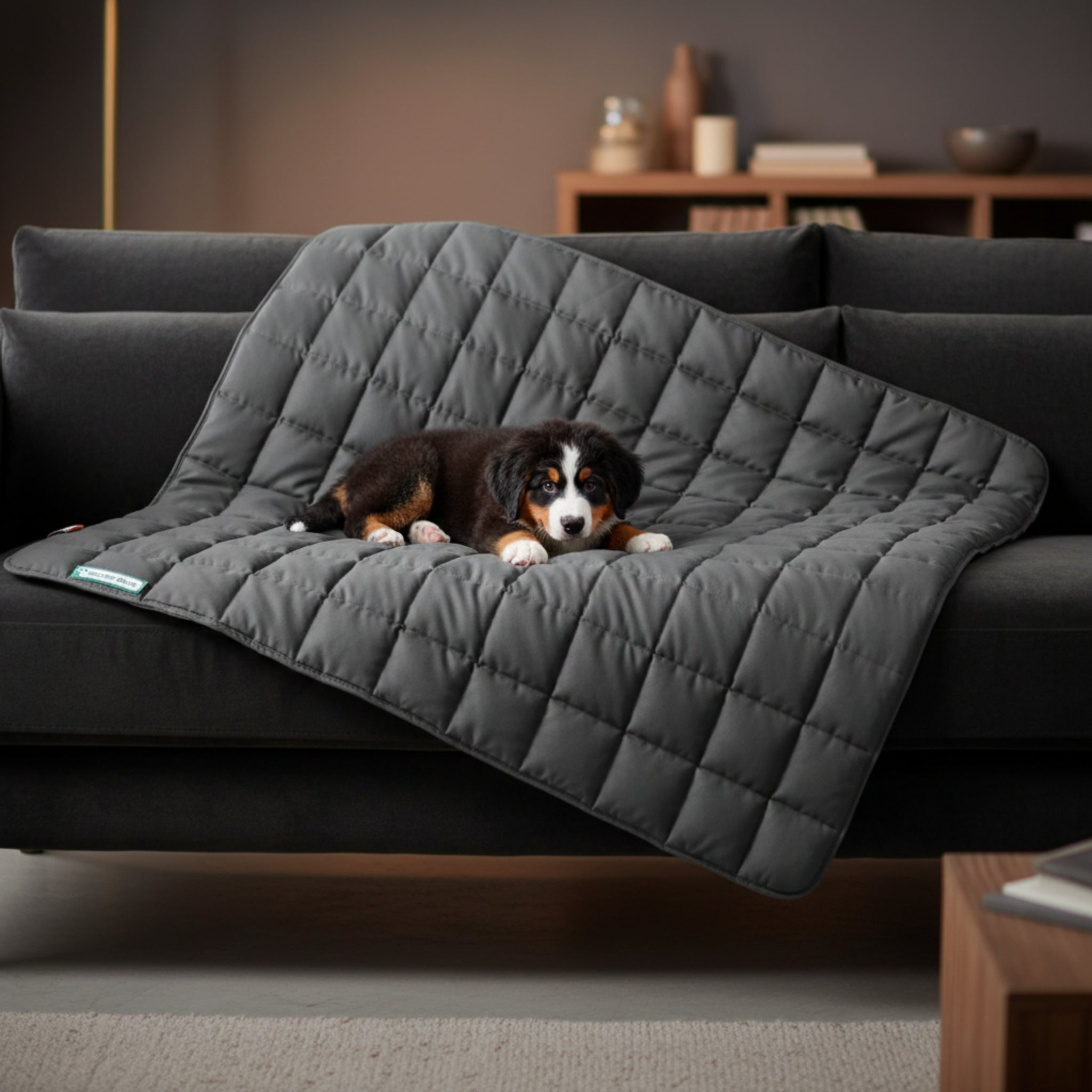 Doctor Bark Wende - Steppdecke – Orthopädische Premium - Hundedecke für Allergiker, ÖKOTEX 100 zertifiziert &amp; tierärztlich entwickelt - Woofshack