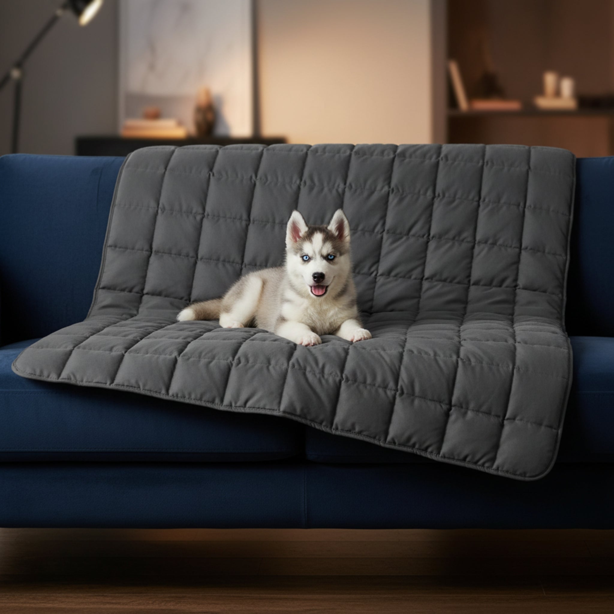 Doctor Bark Wende - Steppdecke – Orthopädische Premium - Hundedecke für Allergiker, ÖKOTEX 100 zertifiziert &amp; tierärztlich entwickelt - Woofshack