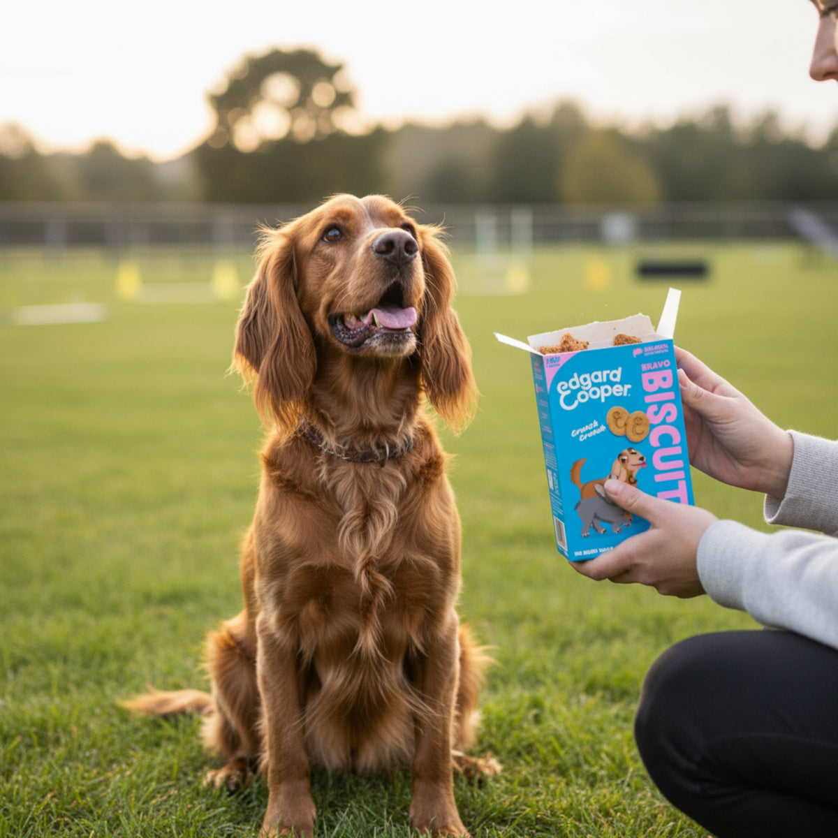 Edgard &amp; Cooper Bravo Biscuits Lachs &amp; Huhn – Knusprige Hundekekse für Training &amp; Belohnung, Natürlich Gebacken ohne Getreide - Woofshack