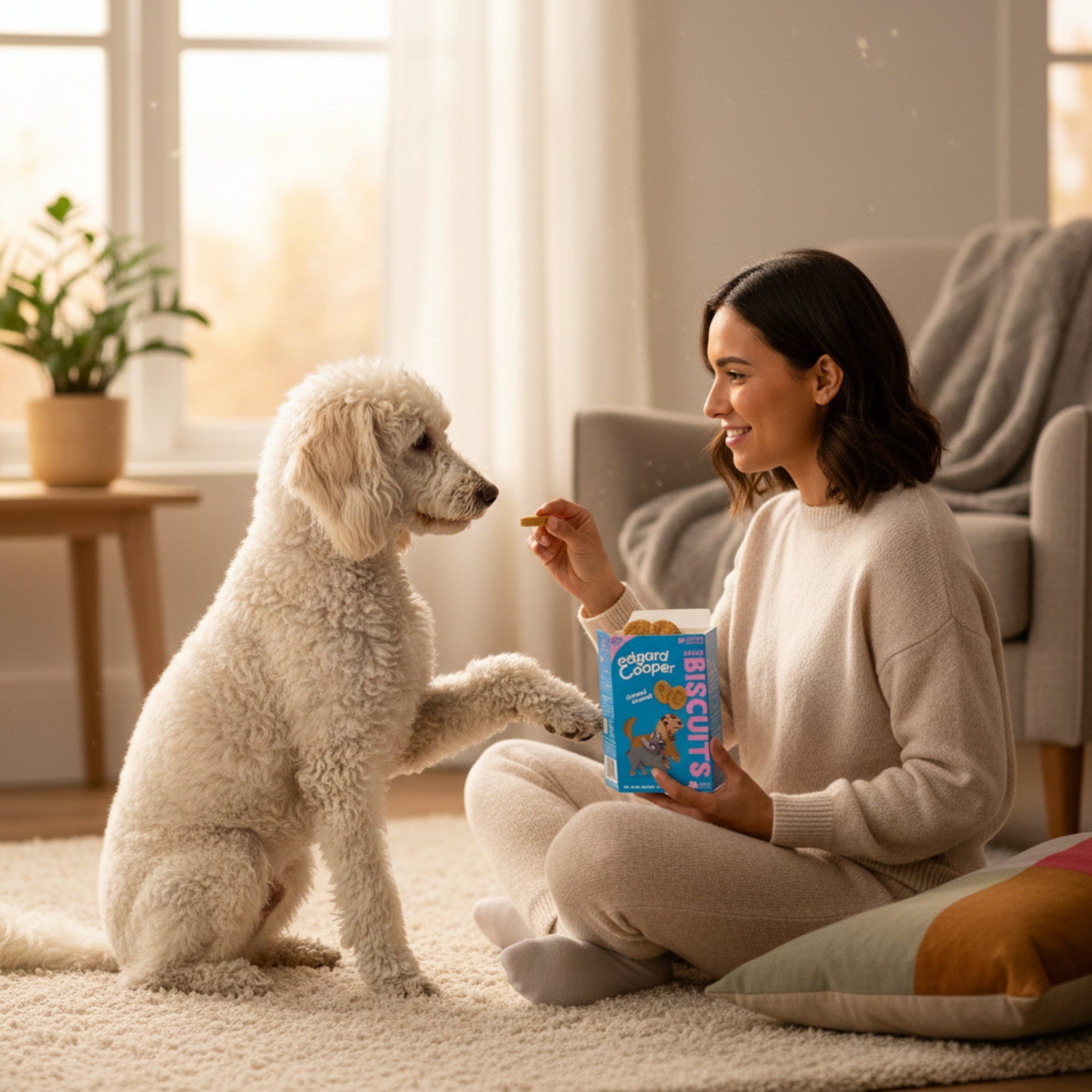 Edgard &amp; Cooper Bravo Biscuits Lachs &amp; Huhn – Knusprige Hundekekse für Training &amp; Belohnung, Natürlich Gebacken ohne Getreide - Woofshack