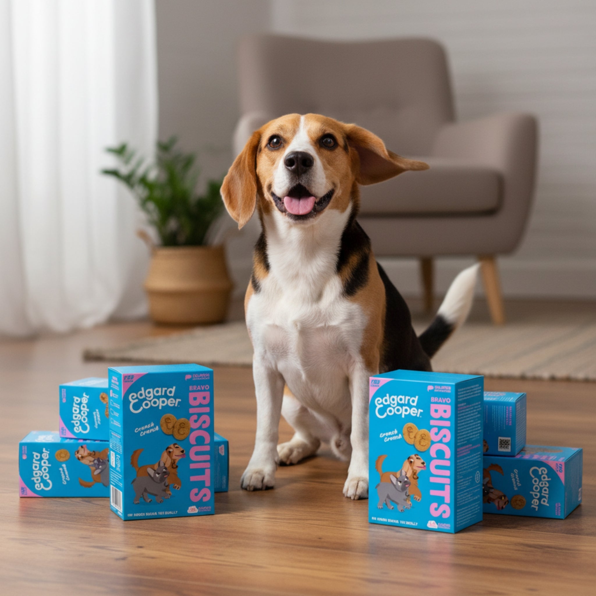 Edgard &amp; Cooper Bravo Biscuits Lachs &amp; Huhn – Knusprige Hundekekse für Training &amp; Belohnung, Natürlich Gebacken ohne Getreide - Woofshack