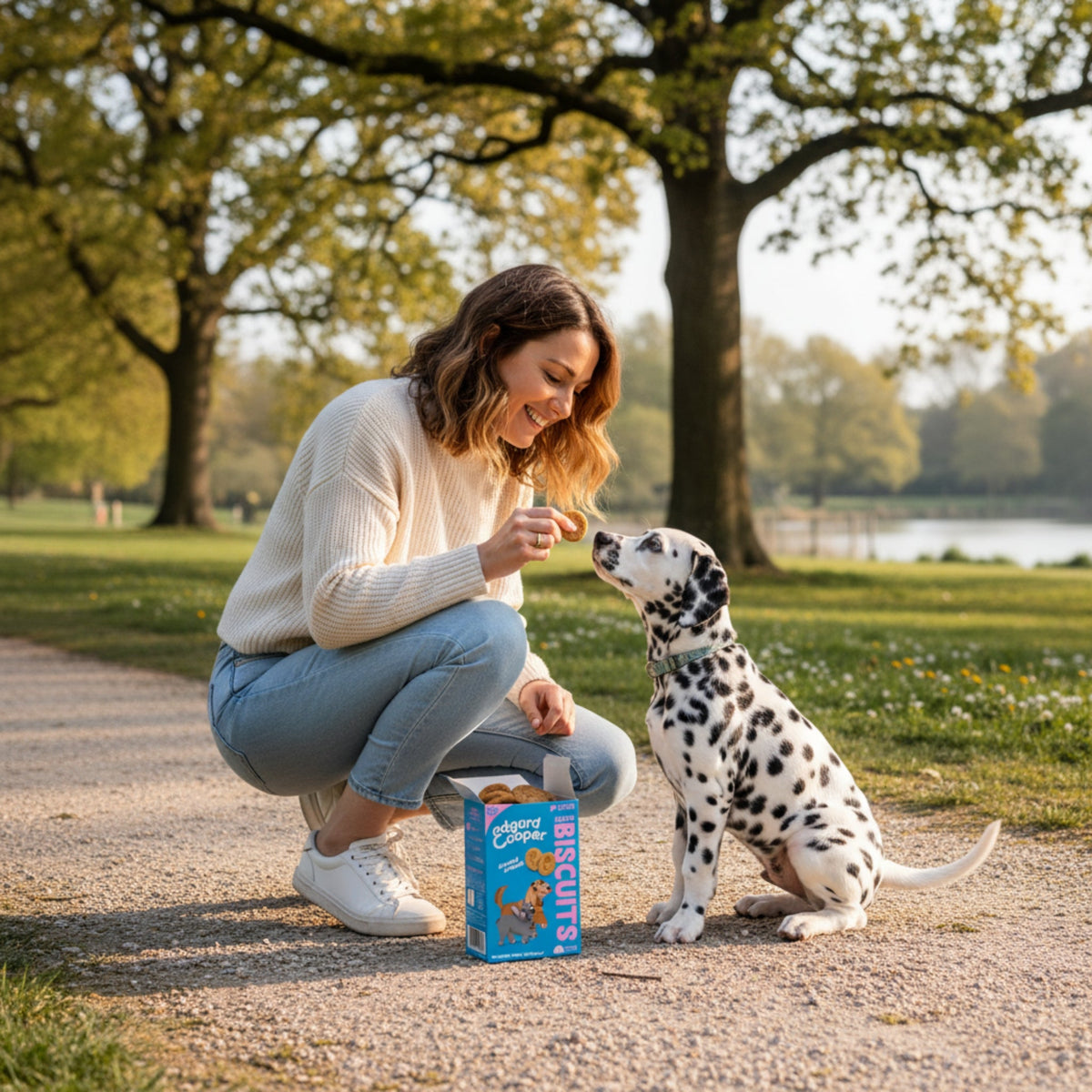 Edgard &amp; Cooper Bravo Biscuits Lachs &amp; Huhn – Knusprige Hundekekse für Training &amp; Belohnung, Natürlich Gebacken ohne Getreide - Woofshack