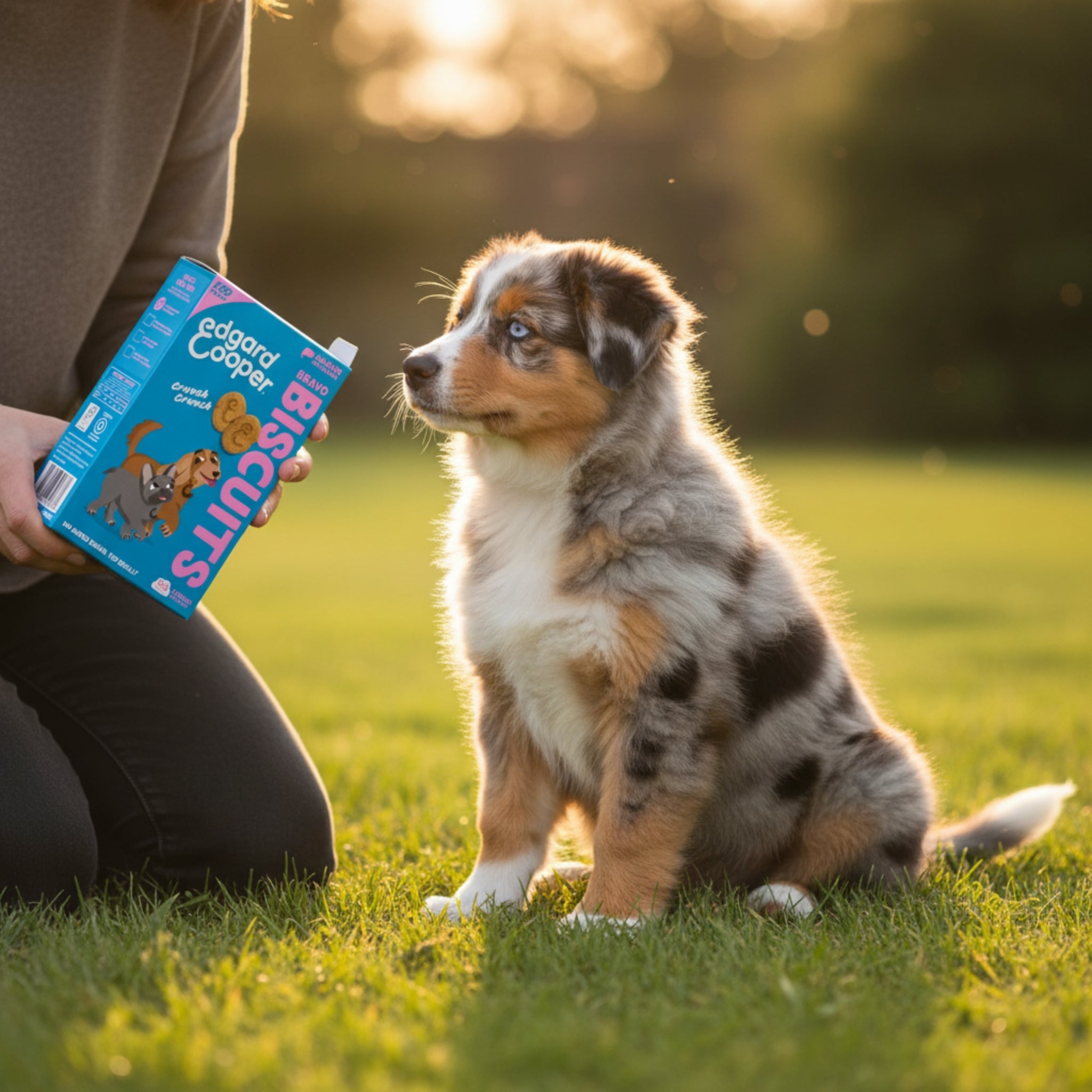 Edgard &amp; Cooper Bravo Biscuits Lachs &amp; Huhn – Knusprige Hundekekse für Training &amp; Belohnung, Natürlich Gebacken ohne Getreide - Woofshack