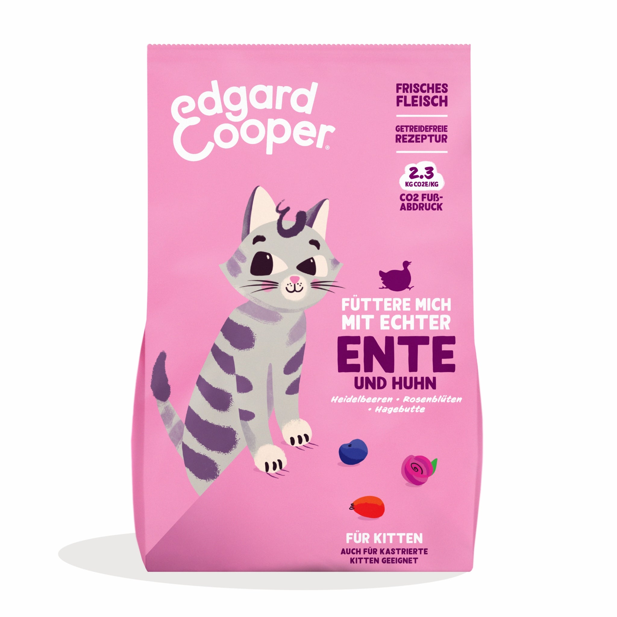 Edgard &amp; Cooper Cat Ente &amp; Huhn, Kitten Trockenfutter - Woofshack