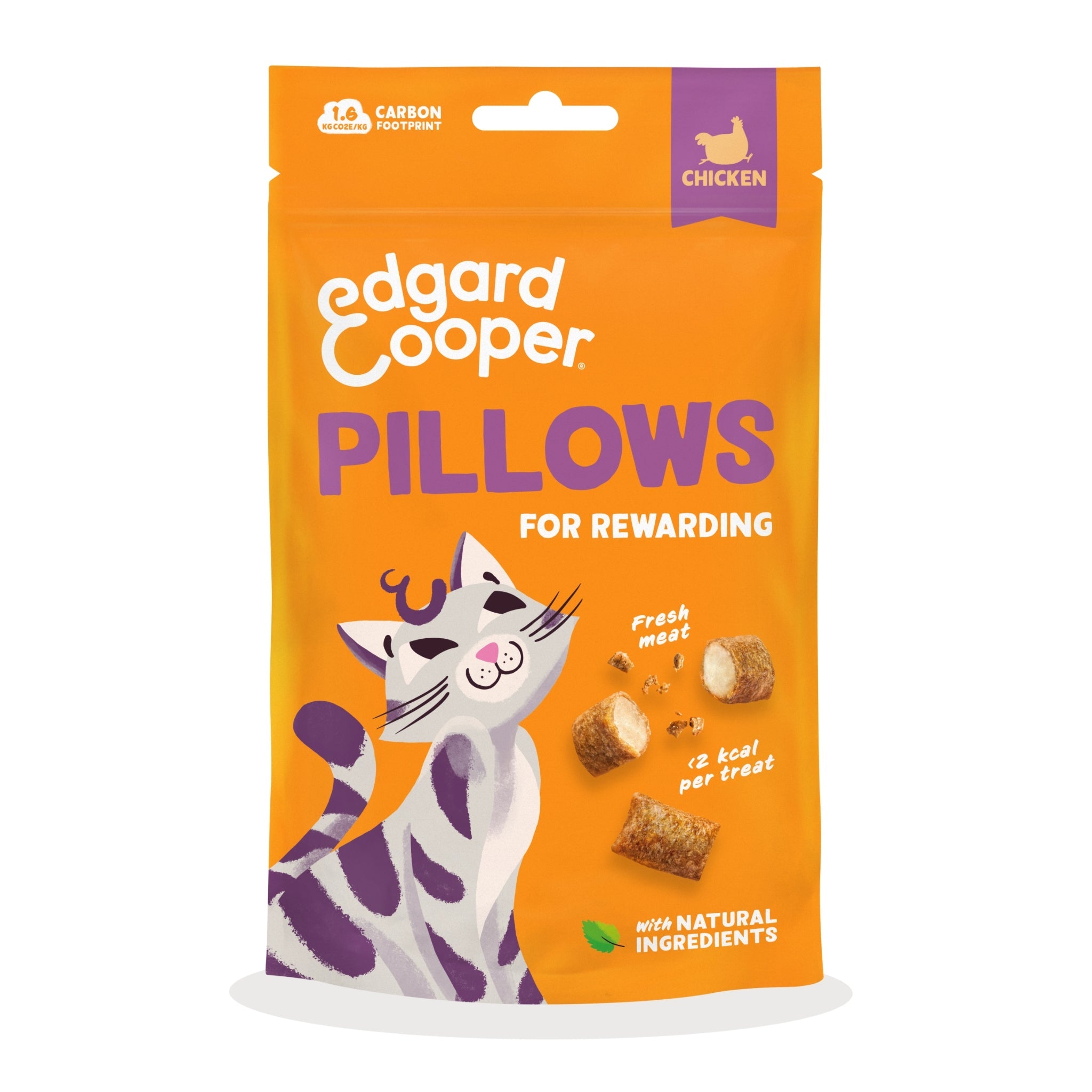 Edgard &amp; Cooper Cat Pillows Huhn, Katzensnack - Woofshack
