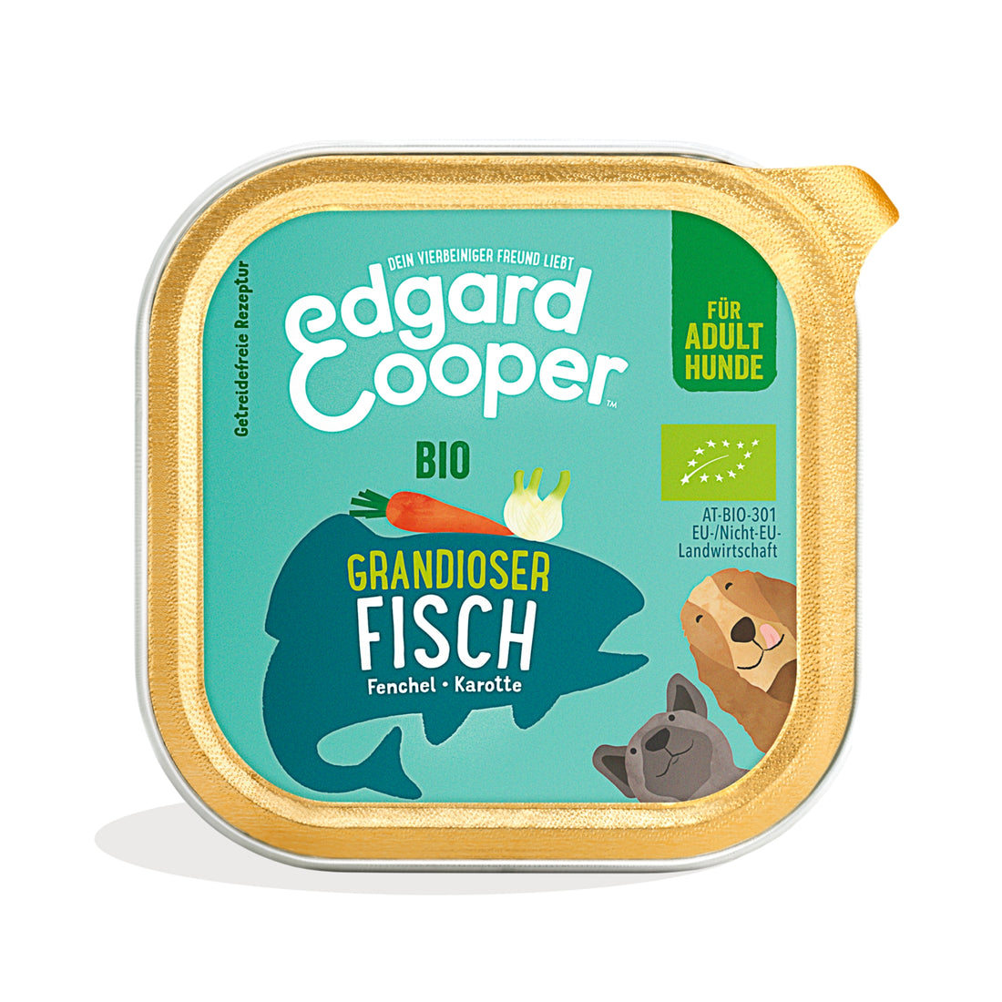 Edgard &amp; Cooper Dog Adult Bio Fisch, Hunde Nassfutter