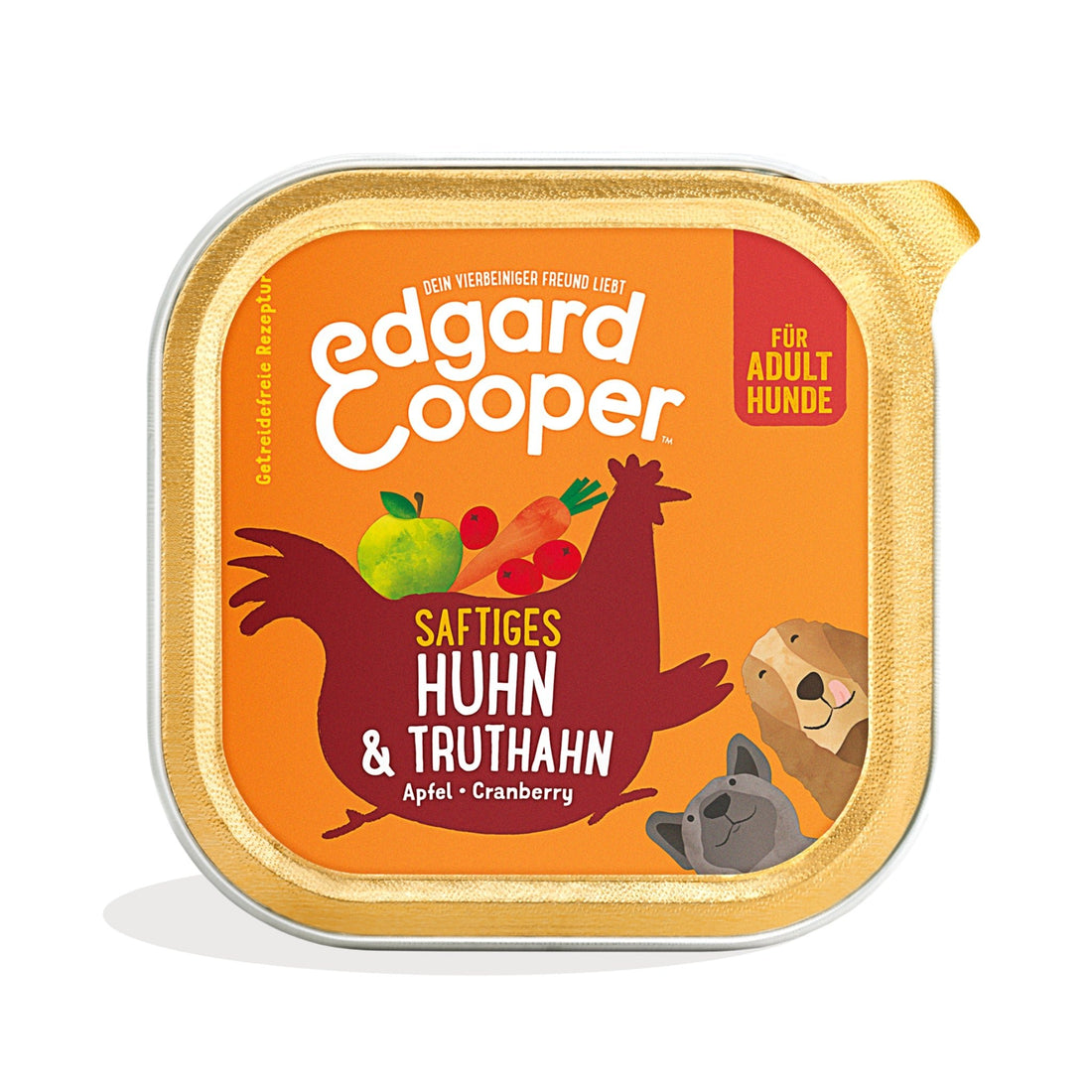 Edgard &amp; Cooper Dog Adult Huhn &amp; Truthahn, Hunde Nassfutter - Woofshack
