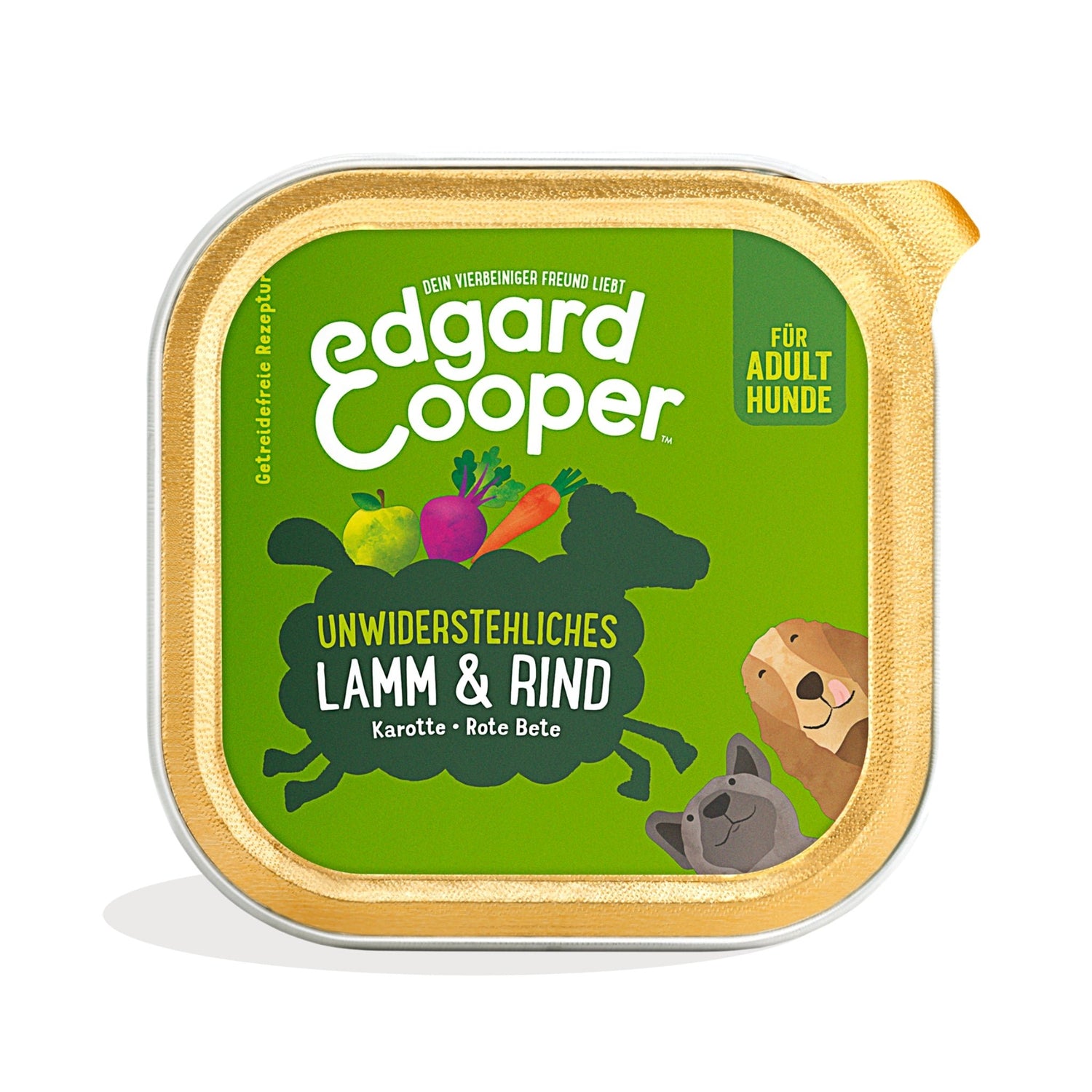Edgard &amp; Cooper Dog Adult Lamm &amp; Rind, Hunde Nassfutter - Woofshack