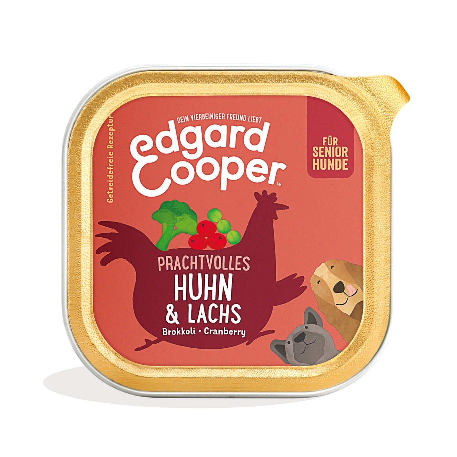 Edgard &amp; Cooper Dog Senior Huhn &amp; Lachs, Hunde Nassfutter - Woofshack