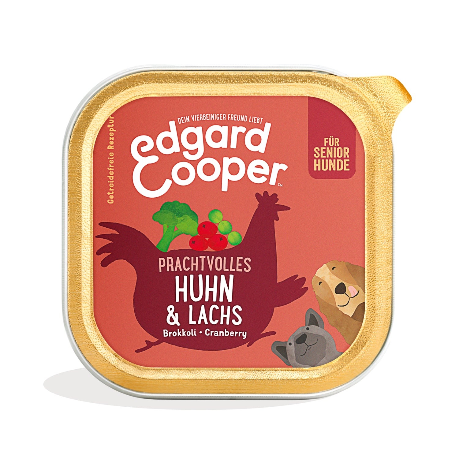 Edgard &amp; Cooper Dog Senior Huhn &amp; Lachs, Hunde Nassfutter