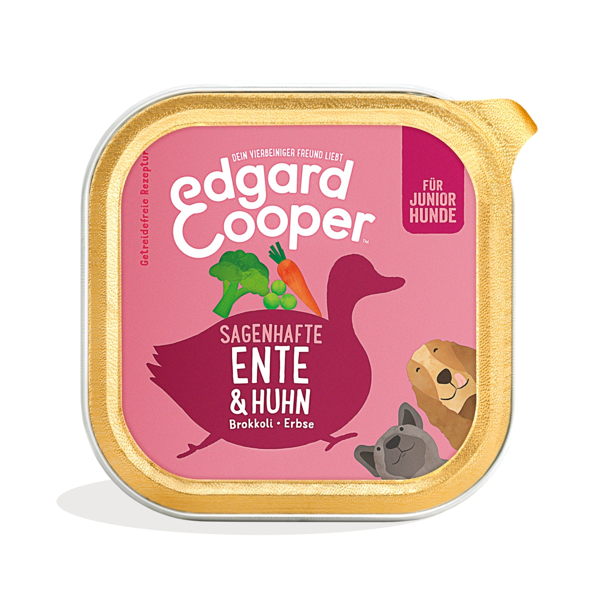 Edgard &amp; Cooper Dog Welpe Ente &amp; Huhn, Hunde Nassfutter - Woofshack