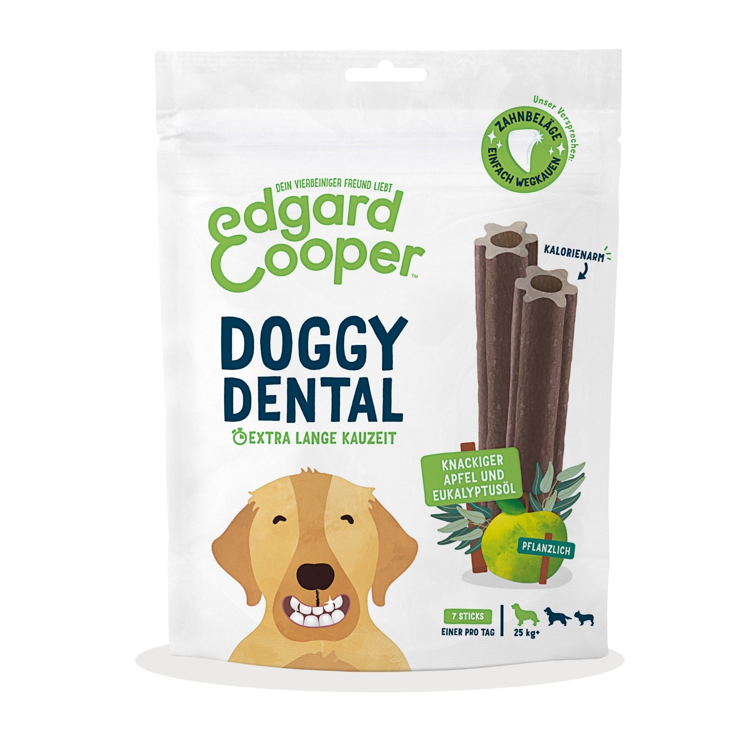 Edgard &amp; Cooper Doggy Dental Apfel &amp; Eukalyptus, Hundesnack - Woofshack