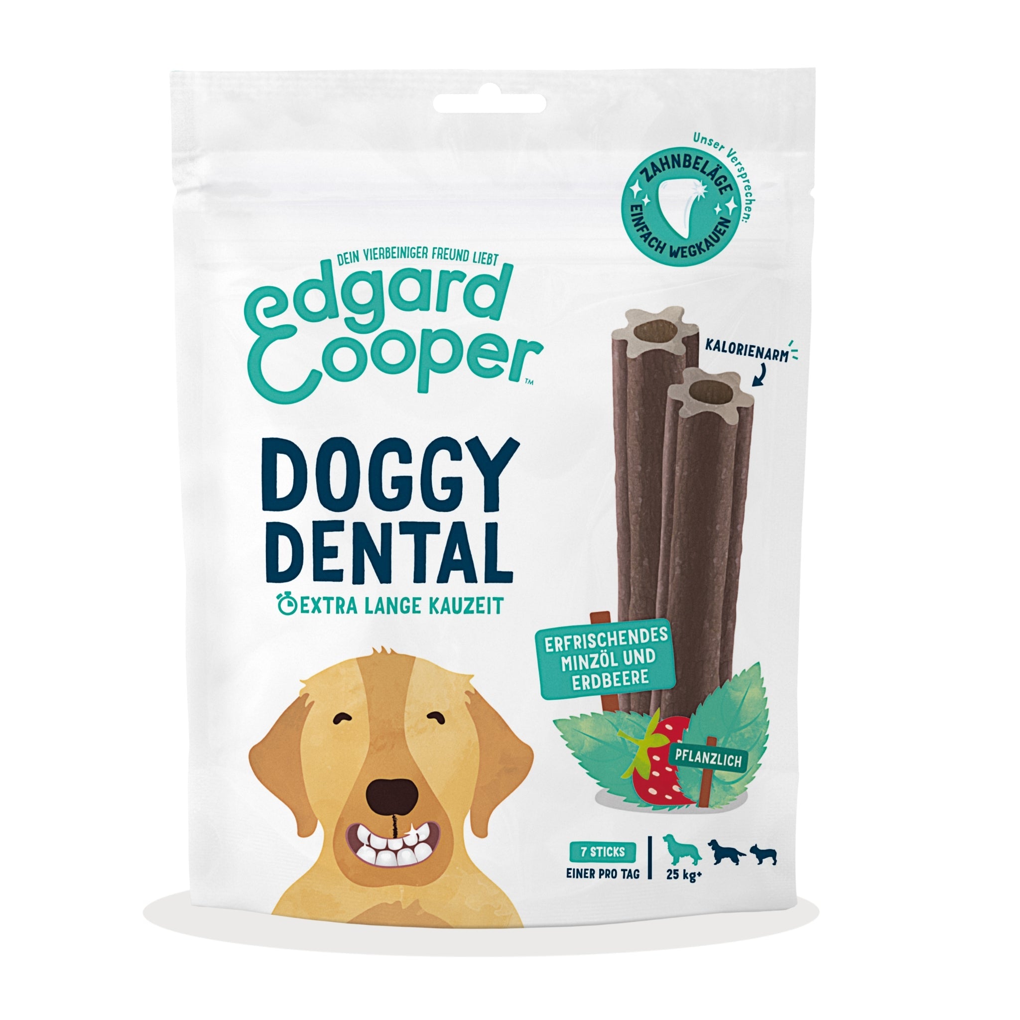 Edgard &amp; Cooper Doggy Dental Minze &amp; Erdbeere, Hundesnack - Woofshack