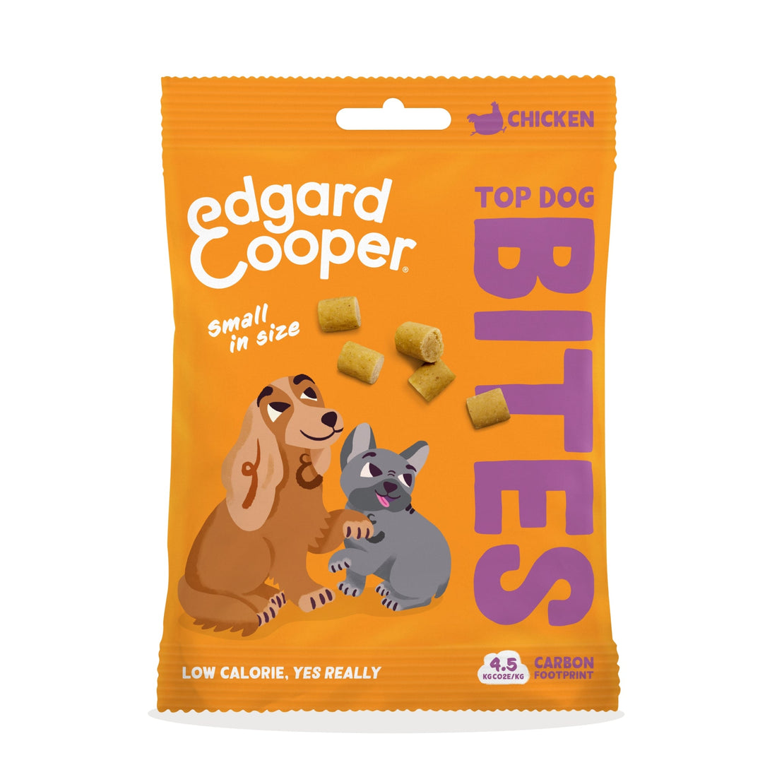 Edgard &amp; Cooper Top Dog Bites Huhn, Hundesnack - Woofshack
