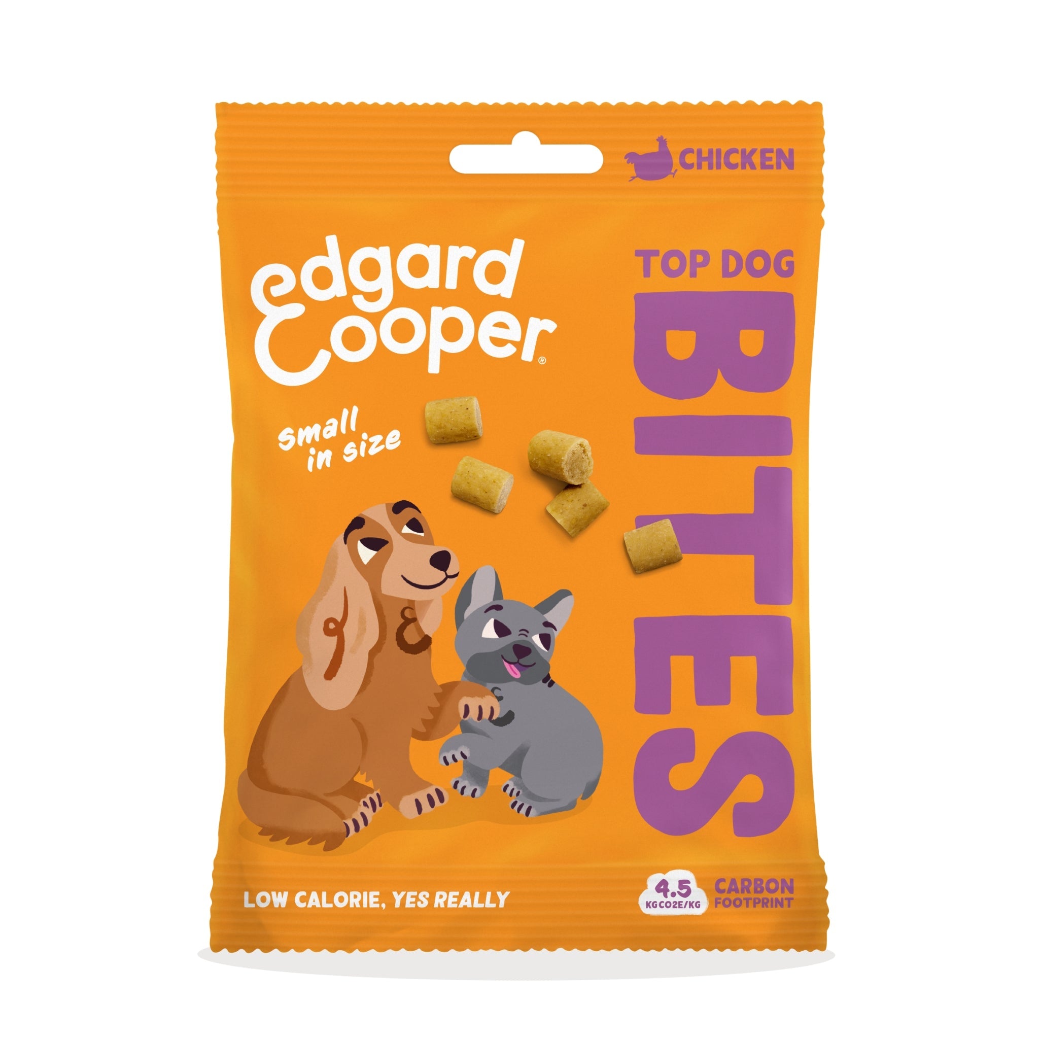 Edgard &amp; Cooper Top Dog Bites Huhn, Hundesnack - Woofshack