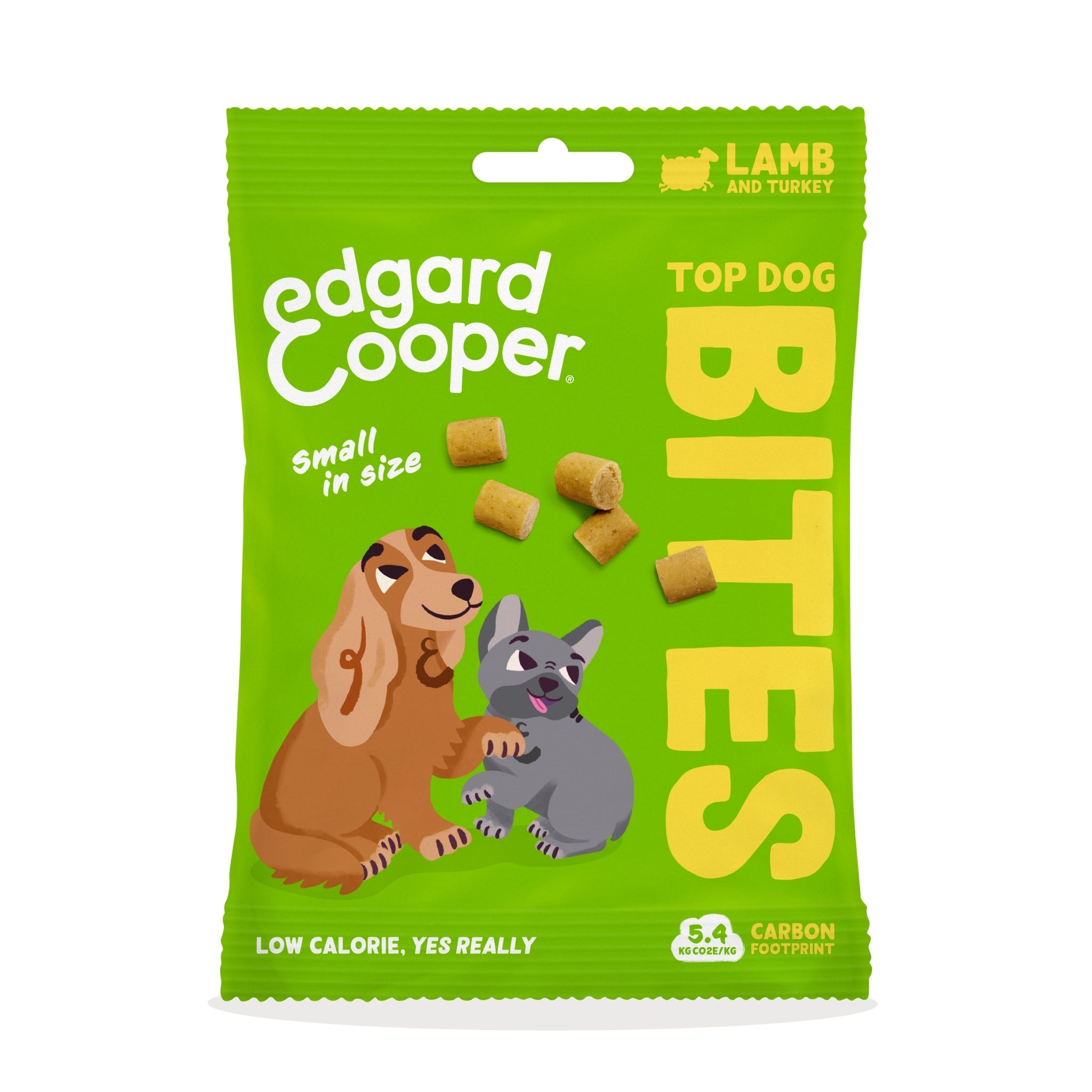 Edgard &amp; Cooper Top Dog Bites Lamm &amp; Truthahn, Hundesnack - Woofshack