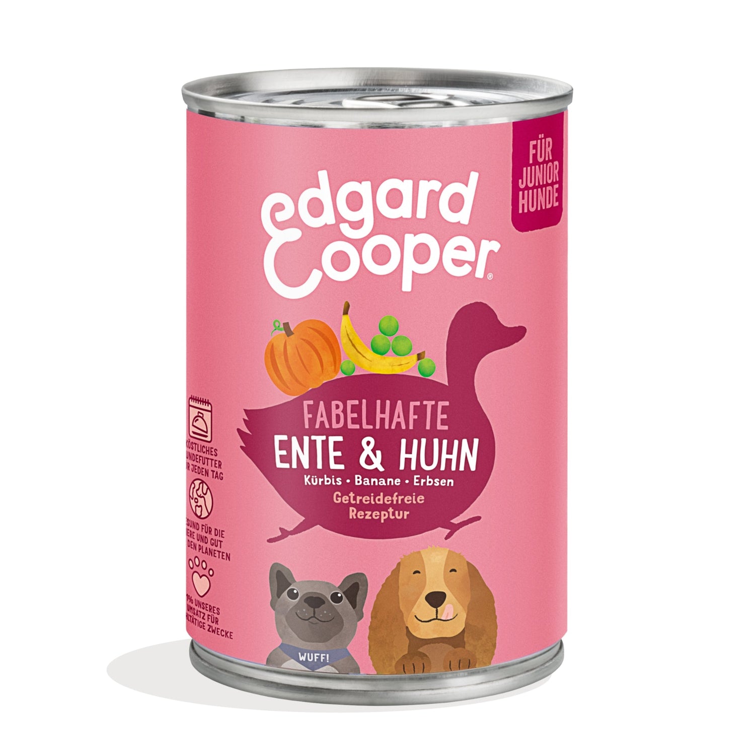 Edgard &amp; Cooper Welpe Ente &amp; Huhn, Hunde Nassfutter - Woofshack