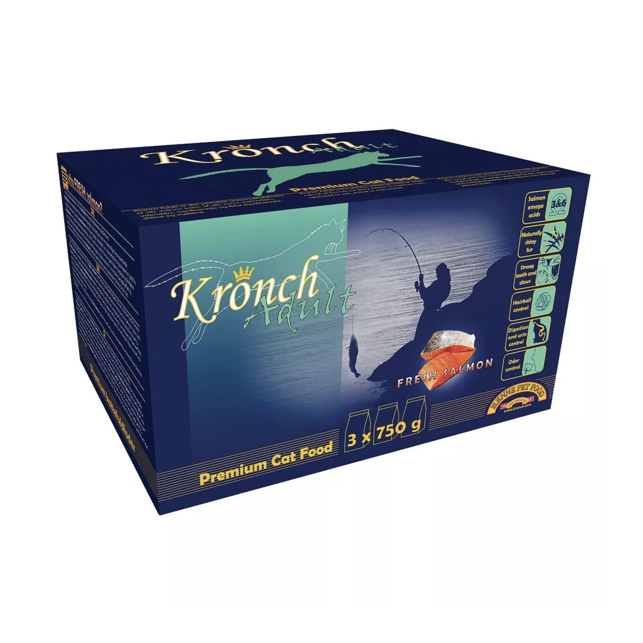Henne Pet Food Kronch Adult Multipack, Katzen Trockenfutter - Woofshack