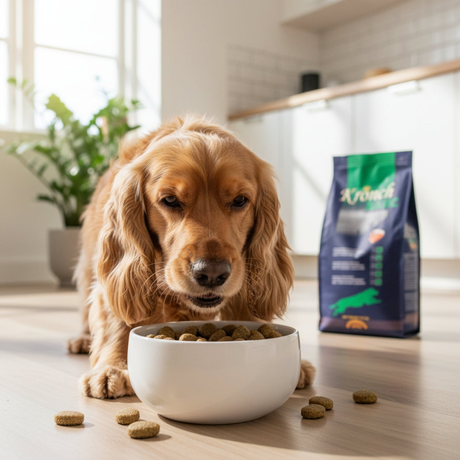 Henne Pet Food Kronch Basic - Premium Trockenfutter für Hunde mit normalem Energiebedarf - Woofshack