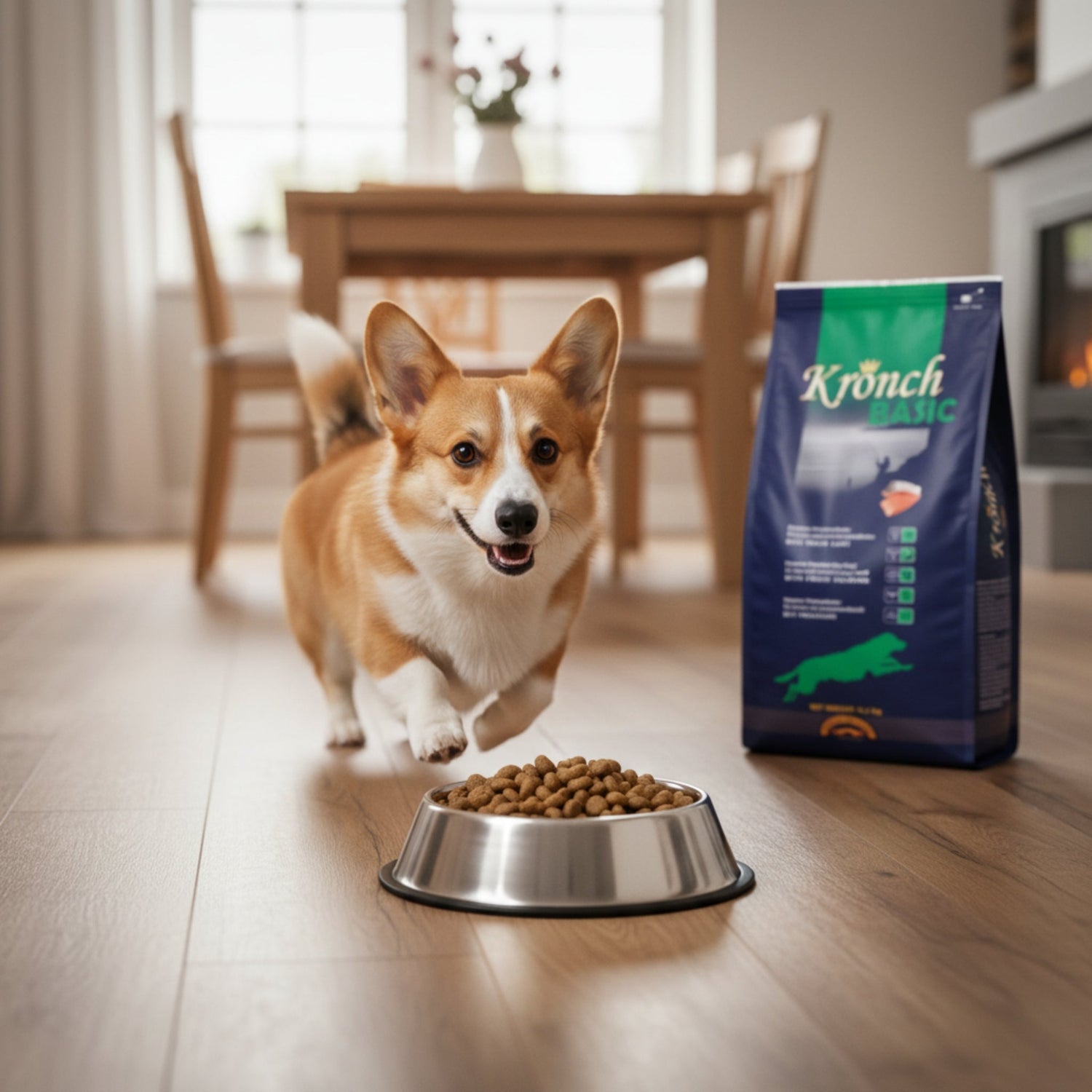 Henne Pet Food Kronch Basic - Premium Trockenfutter für Hunde mit normalem Energiebedarf - Woofshack