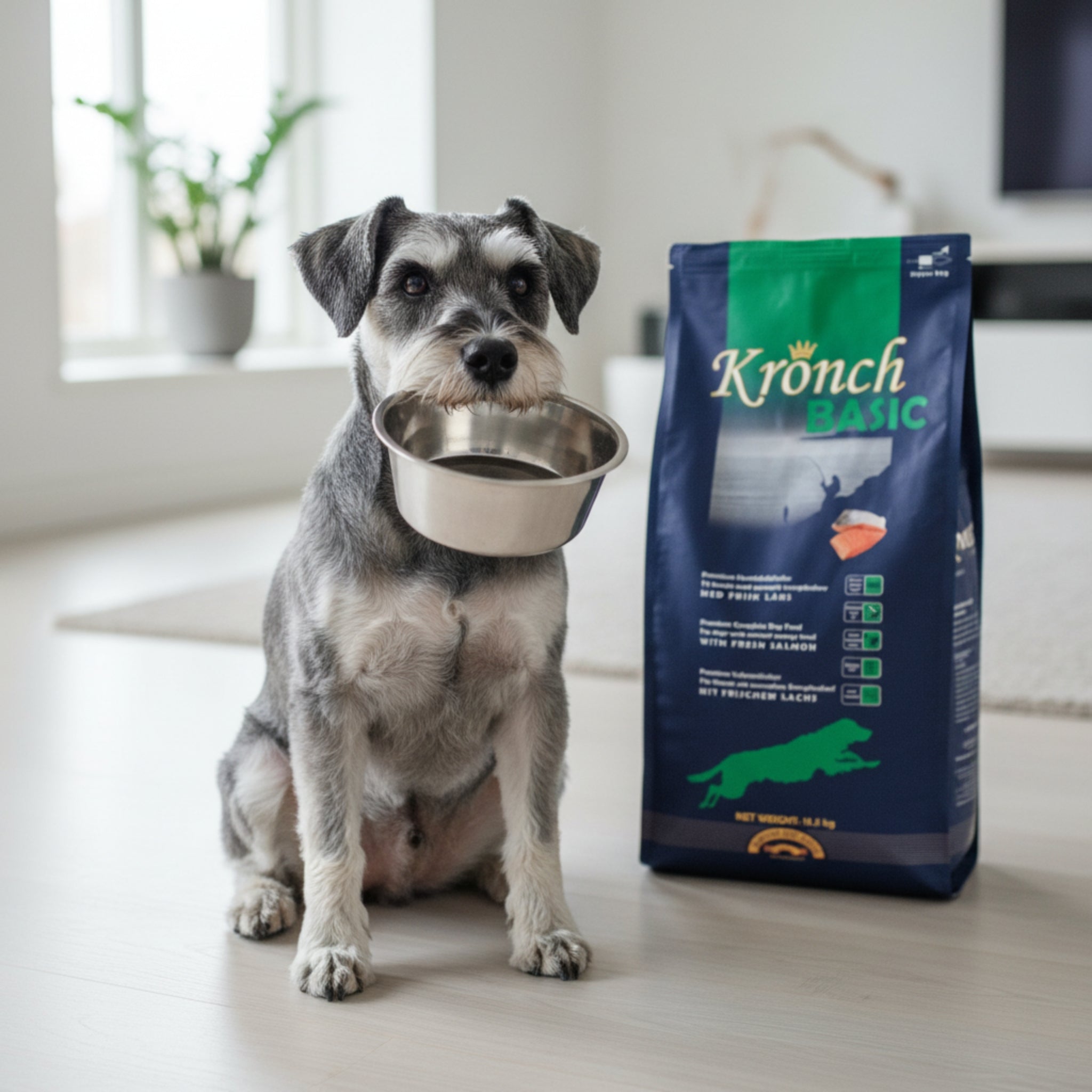 Henne Pet Food Kronch Basic - Premium Trockenfutter für Hunde mit normalem Energiebedarf - Woofshack