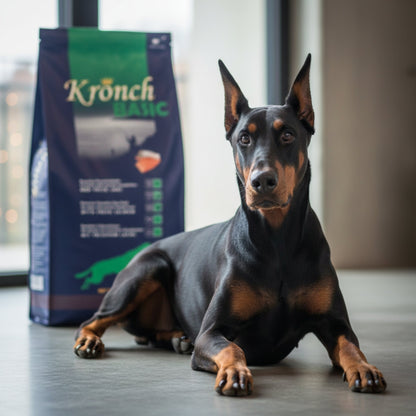 Henne Pet Food Kronch Basic - Premium Trockenfutter für Hunde mit normalem Energiebedarf - Woofshack